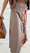 Paisley Meets Plaid Italian Skirt-170 Bottoms-AZUL MONACO-Coastal Bloom Boutique, find the trendiest versions of the popular styles and looks Located in Indialantic, FL