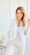 Patchwork Vegan Leather Moto Jacket - Ivory-160 Jackets-Hot & Delicious-Coastal Bloom Boutique, find the trendiest versions of the popular styles and looks Located in Indialantic, FL