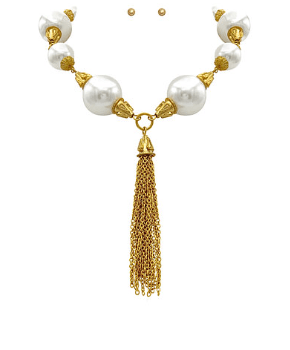 Pearl Tassel Necklace
