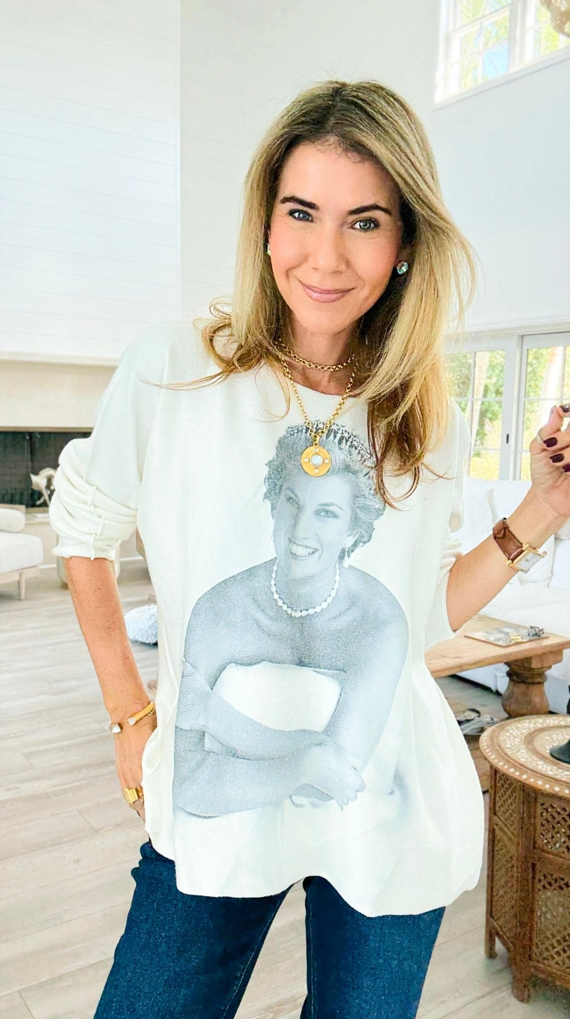 Peoples Princess Italian Milano Sweater-140 Sweaters-SORPRESA-Coastal Bloom Boutique, find the trendiest versions of the popular styles and looks Located in Indialantic, FL