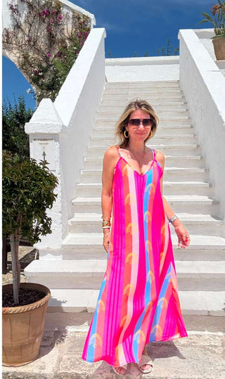 Pink Sands & Palms Italian Maxi Dress