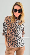 Pixel Print Sweater-140 Sweaters-Fate By LFD-Coastal Bloom Boutique, find the trendiest versions of the popular styles and looks Located in Indialantic, FL