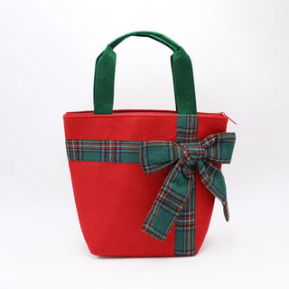 Plaid Bow Tote