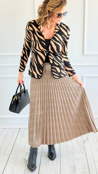 Bold Moves Sweater Jacket-160 Jackets-Z STUDIO-Coastal Bloom Boutique, find the trendiest versions of the popular styles and looks Located in Indialantic, FL