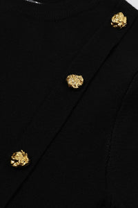 Plié Ruffle Edge Knit Top