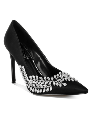 Pointed Toe Dress Pumps - Black