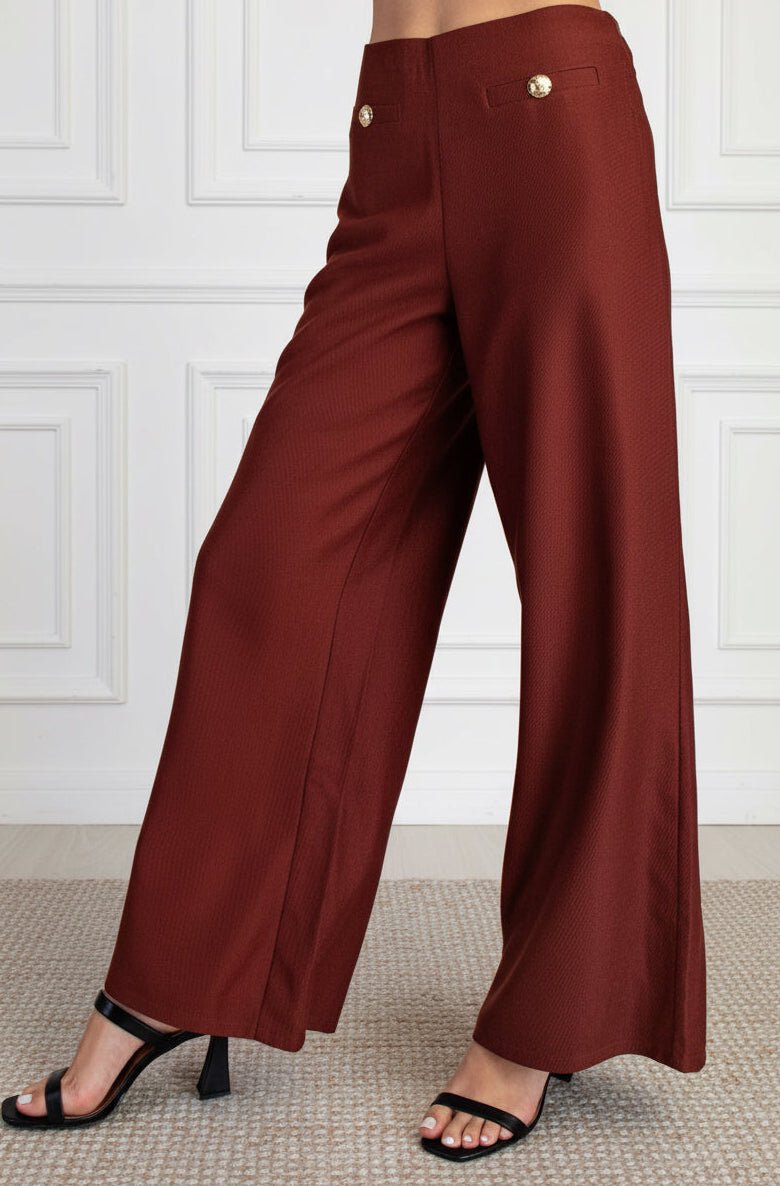 Polished Essential Straight-Leg Trousers-170 Bottoms-GLAM-Coastal Bloom Boutique, find the trendiest versions of the popular styles and looks Located in Indialantic, FL