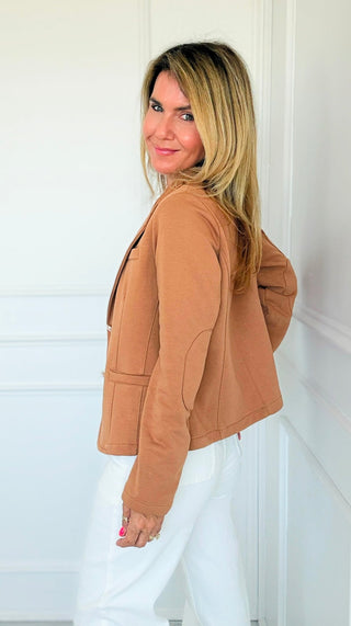 Pre Auth - The Ini Italian Blazer- Camel