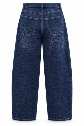 Pre Order - Midnight Leopard Denim