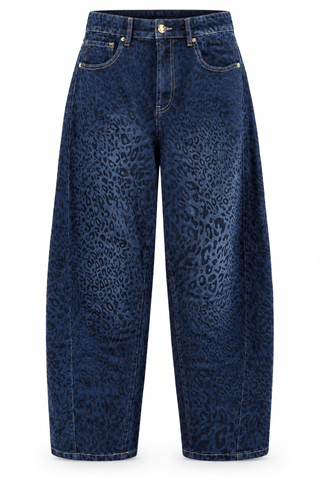 Pre Order - Midnight Leopard Denim