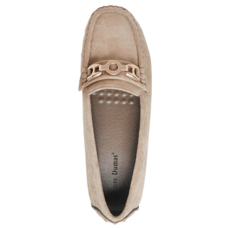 Suede Horsebit Driving Loafers - Taupe