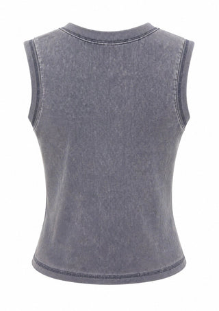 Quiet Contour Top - Ash Blue