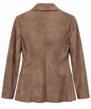 Refined Legacy Italian Blazer- Mocha