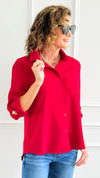 Refined Rhythm Blouse-110 Long Sleeve Tops-Must Have-Coastal Bloom Boutique, find the trendiest versions of the popular styles and looks Located in Indialantic, FL