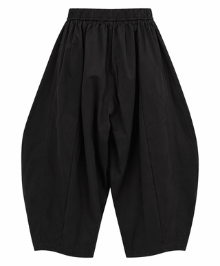 Relaxed Drawstring Cargo Barrel Pants