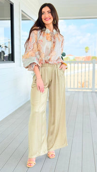 Relaxed Precision Italian Pant- Gold