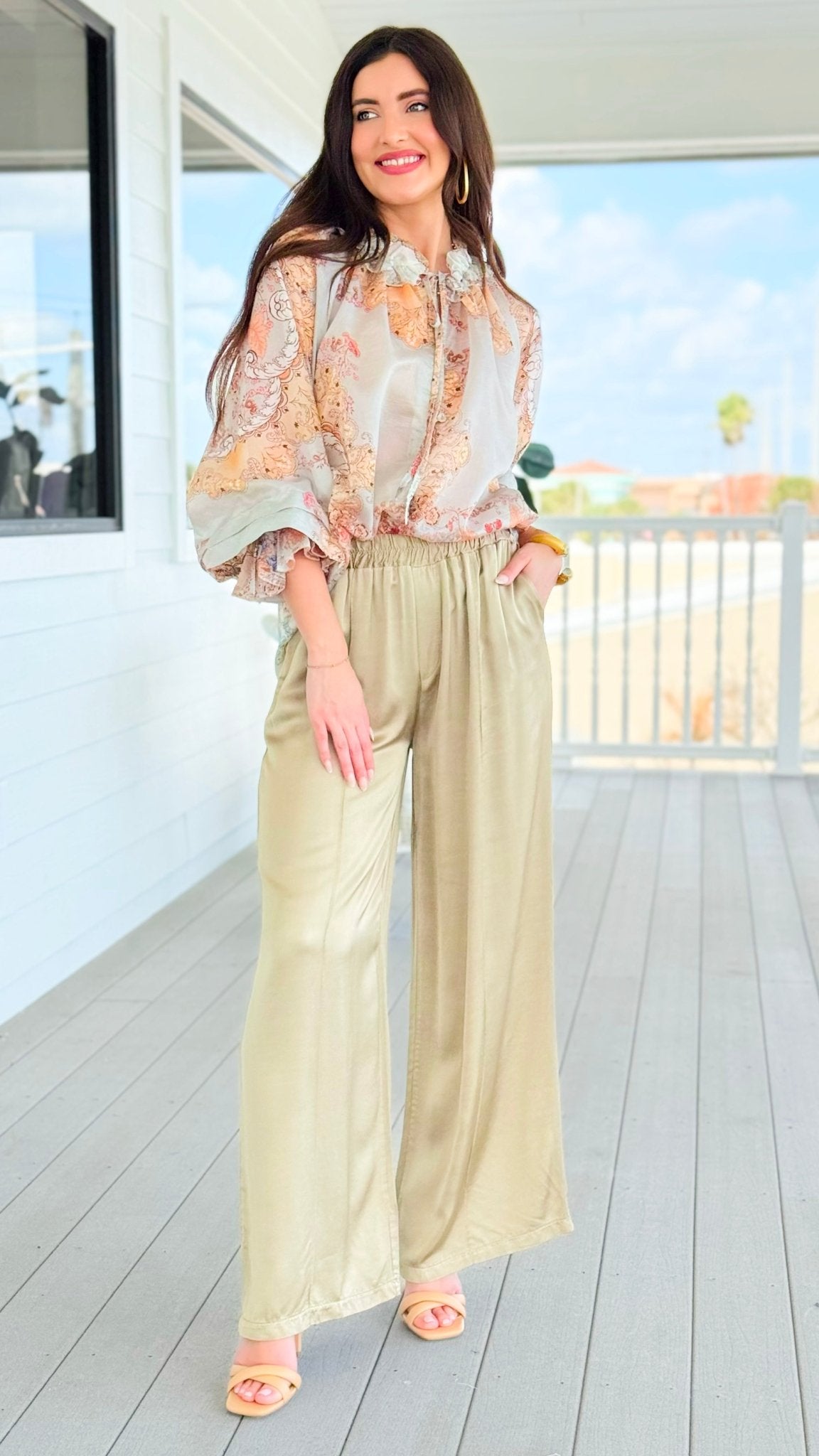Relaxed Precision Italian Pant- Gold