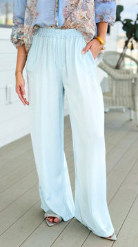 Relaxed Precision Italian Pant- Sky Blue