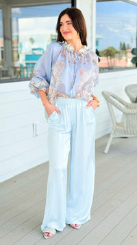 Relaxed Precision Italian Pant- Sky Blue