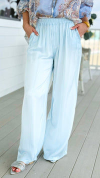 Relaxed Precision Italian Pant- Sky Blue