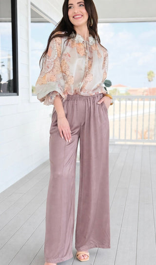 Relaxed Precision Italian Pant- Taupe