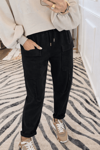 Relaxed Routine Italian Pant - Black