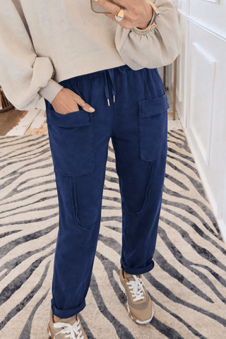 Relaxed Routine Italian Pant - Navy