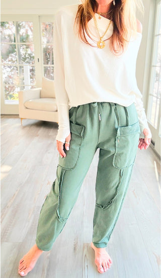 Relaxed Routine Italian Pant - Olive