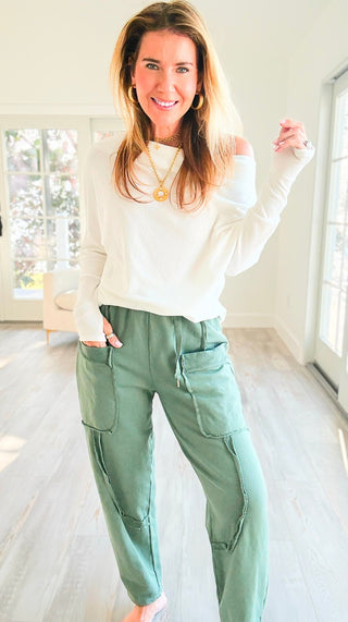 Relaxed Routine Italian Pant - Olive