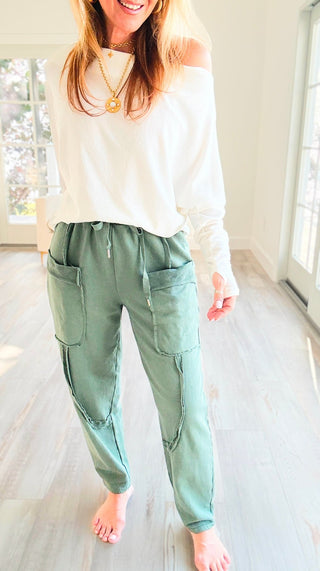 Relaxed Routine Italian Pant - Olive