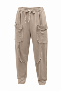 Relaxed Routine Italian Pant - Taupe