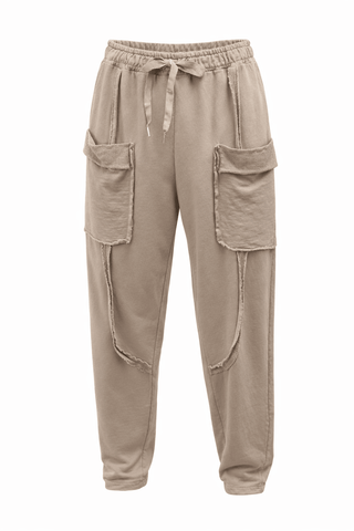Relaxed Routine Italian Pant - Taupe