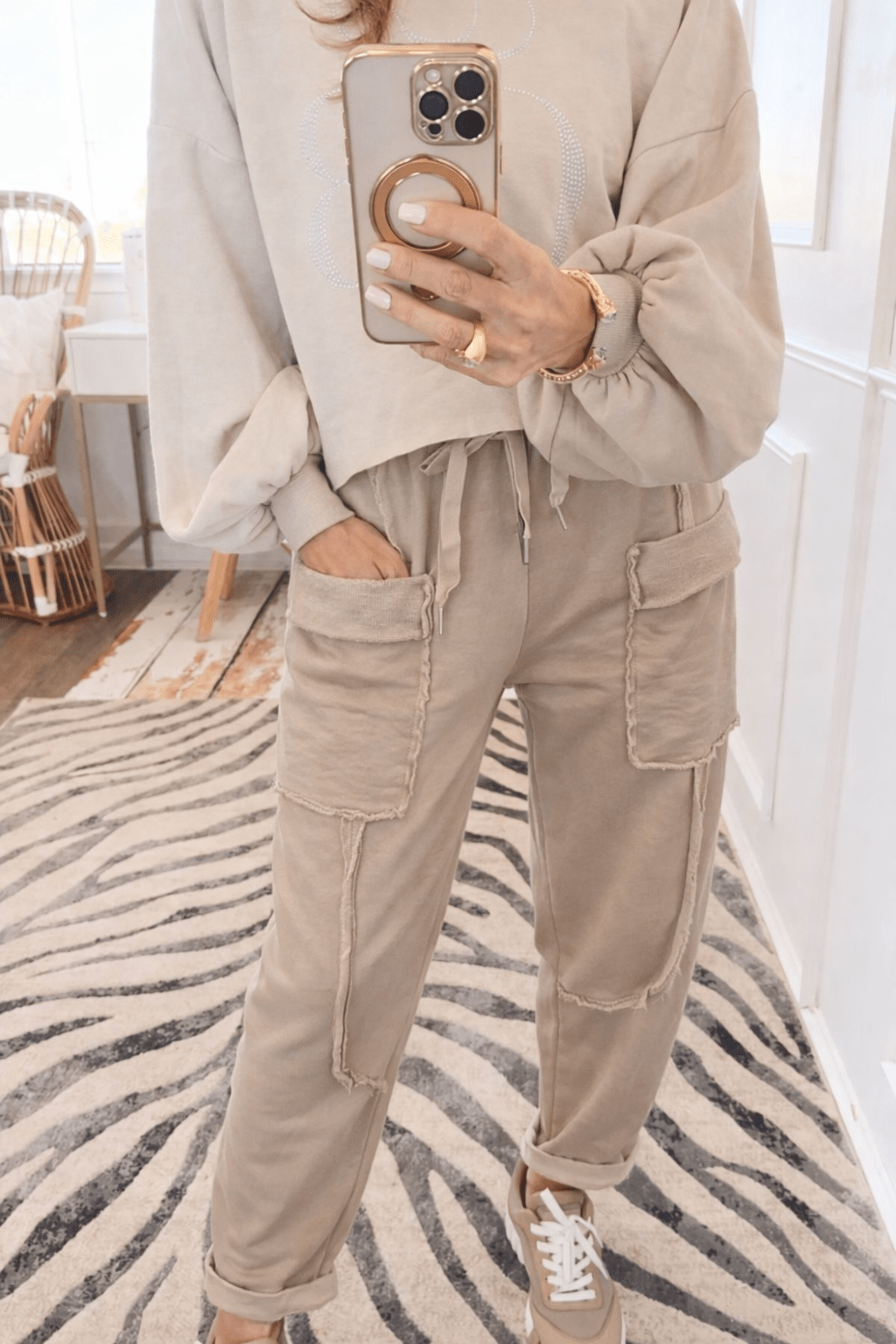 Relaxed Routine Italian Pant - Taupe