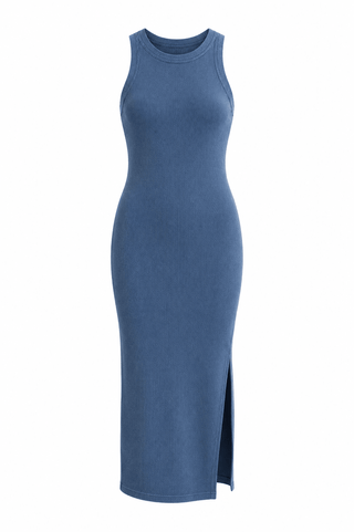 Ribbed Midi Tank Dress