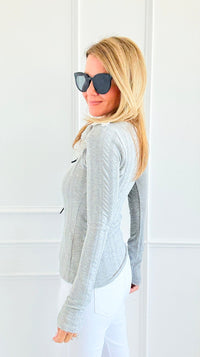 Ribbon & Lace Dream Knit Top-110 Long Sleeve Tops-Gilli-Coastal Bloom Boutique, find the trendiest versions of the popular styles and looks Located in Indialantic, FL