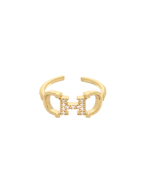 Gilded Harmony Buckle Ring-230 Jewelry-GS JEWELRY-Coastal Bloom Boutique, find the trendiest versions of the popular styles and looks Located in Indialantic, FL