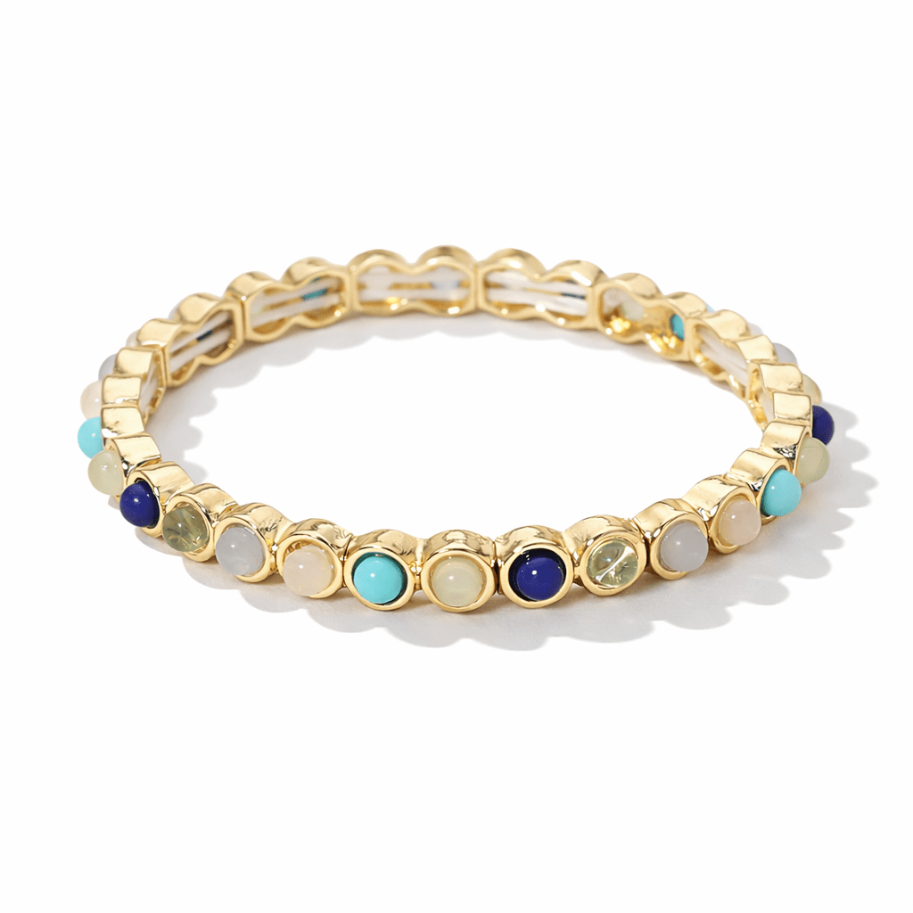 Ripples of Ocean Light Bracelet - Gold/Multi