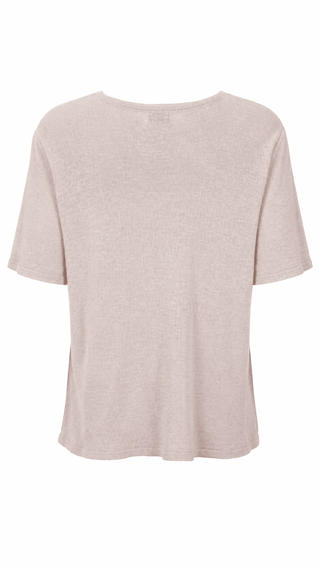 Rockstar Paws Italian Graphic Top- Blush