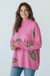 Rodeo Diva Mock Neck Sweater-140 Sweaters-entro-Coastal Bloom Boutique, find the trendiest versions of the popular styles and looks Located in Indialantic, FL