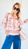 Roses in Bloom Sweater-140 Sweaters-Fate By LFD-Coastal Bloom Boutique, find the trendiest versions of the popular styles and looks Located in Indialantic, FL