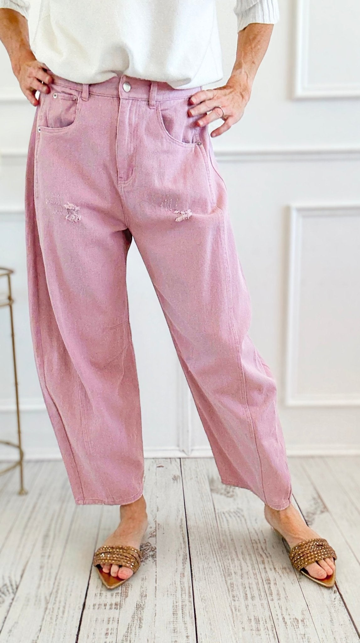 Sand Dune Utility Pants - Washed Mauve-170 Bottoms-oddi-Coastal Bloom Boutique, find the trendiest versions of the popular styles and looks Located in Indialantic, FL