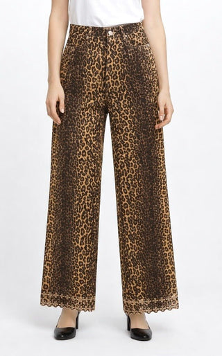 Savanna Lace Hem Statement Trouser