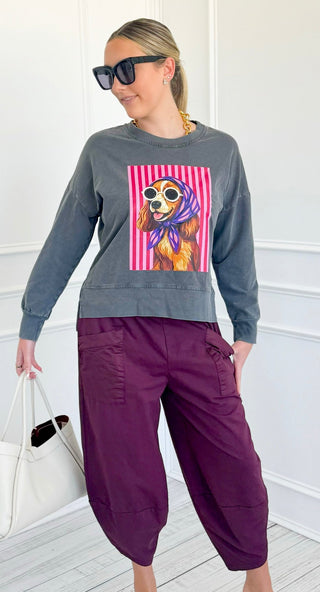 Scarf & Shades Italian Sweatshirt