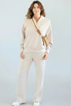 Scuba Luxe Zip Top & Pant Set-Mocha Cream-210 Loungewear/Sets-RAE MODE-Coastal Bloom Boutique, find the trendiest versions of the popular styles and looks Located in Indialantic, FL