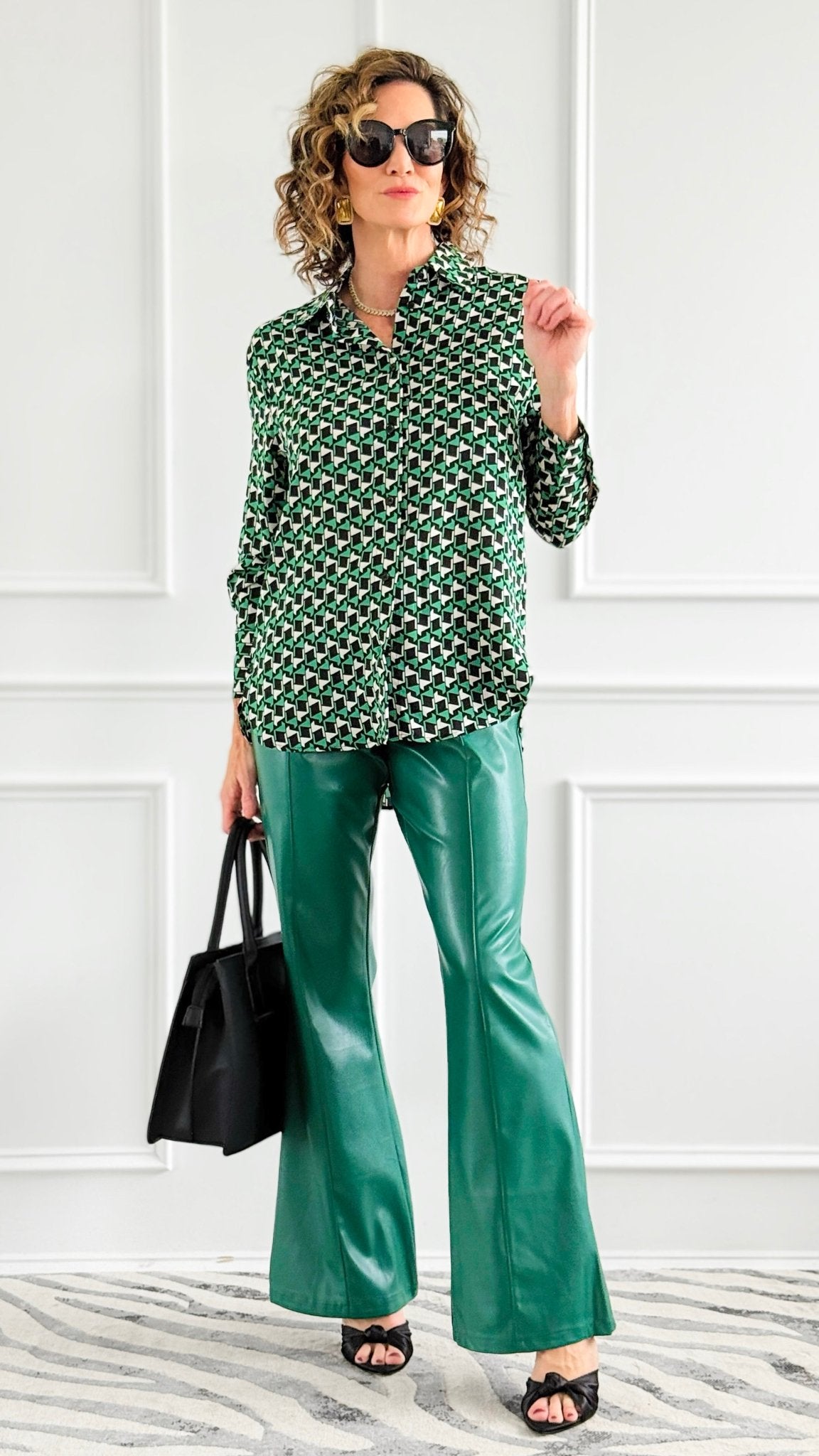 Sculpt High Rise Pants-170 Bottoms-GLAM-Coastal Bloom Boutique, find the trendiest versions of the popular styles and looks Located in Indialantic, FL