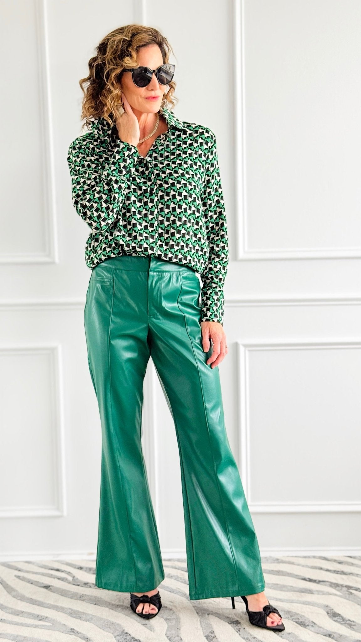 Sculpt High Rise Pants-170 Bottoms-GLAM-Coastal Bloom Boutique, find the trendiest versions of the popular styles and looks Located in Indialantic, FL