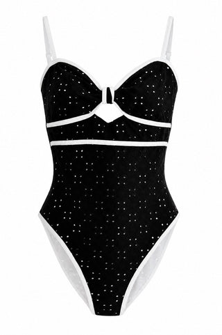 Sculpted Lace Coastal Allure Swimsuit
