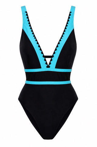 Sculpted Lines Ocean Edge Swimsuit