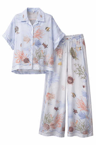 Sea Life Italian Button Top Set