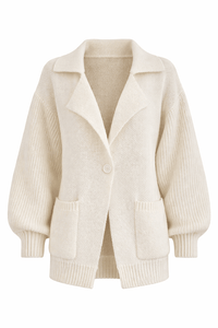 Seabreeze Lapel Knit Cardigan